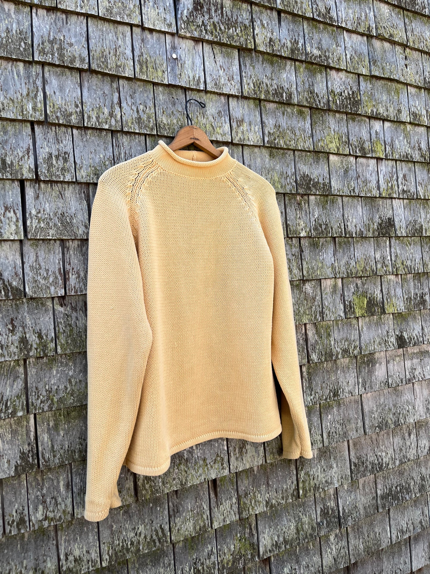 90s J.Crew Rollneck Cotton Knit Sweater (L)