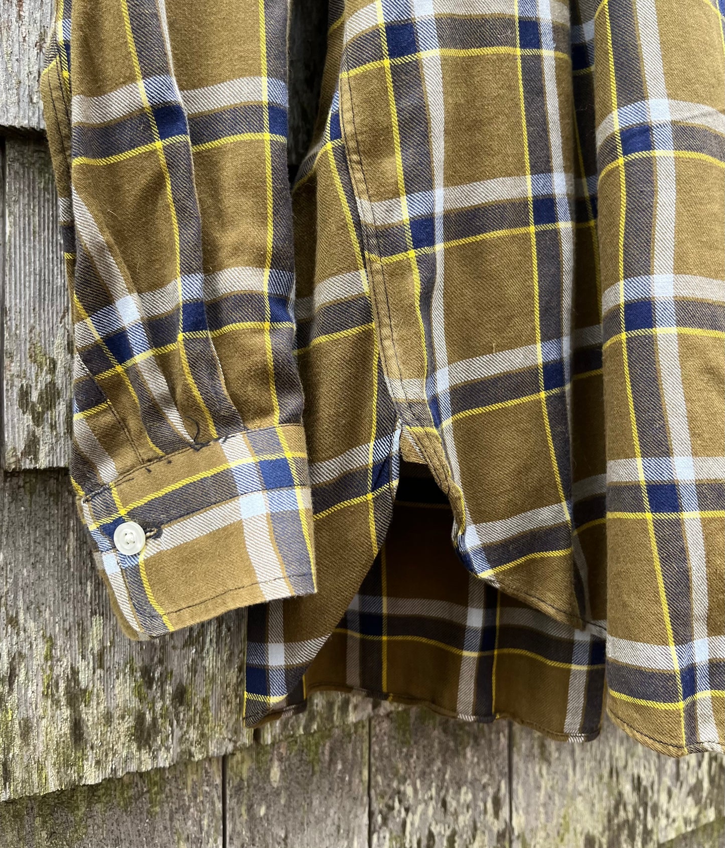 60s Sero Lightweight Brushed Cotton Button Down Shirt (L/XL)