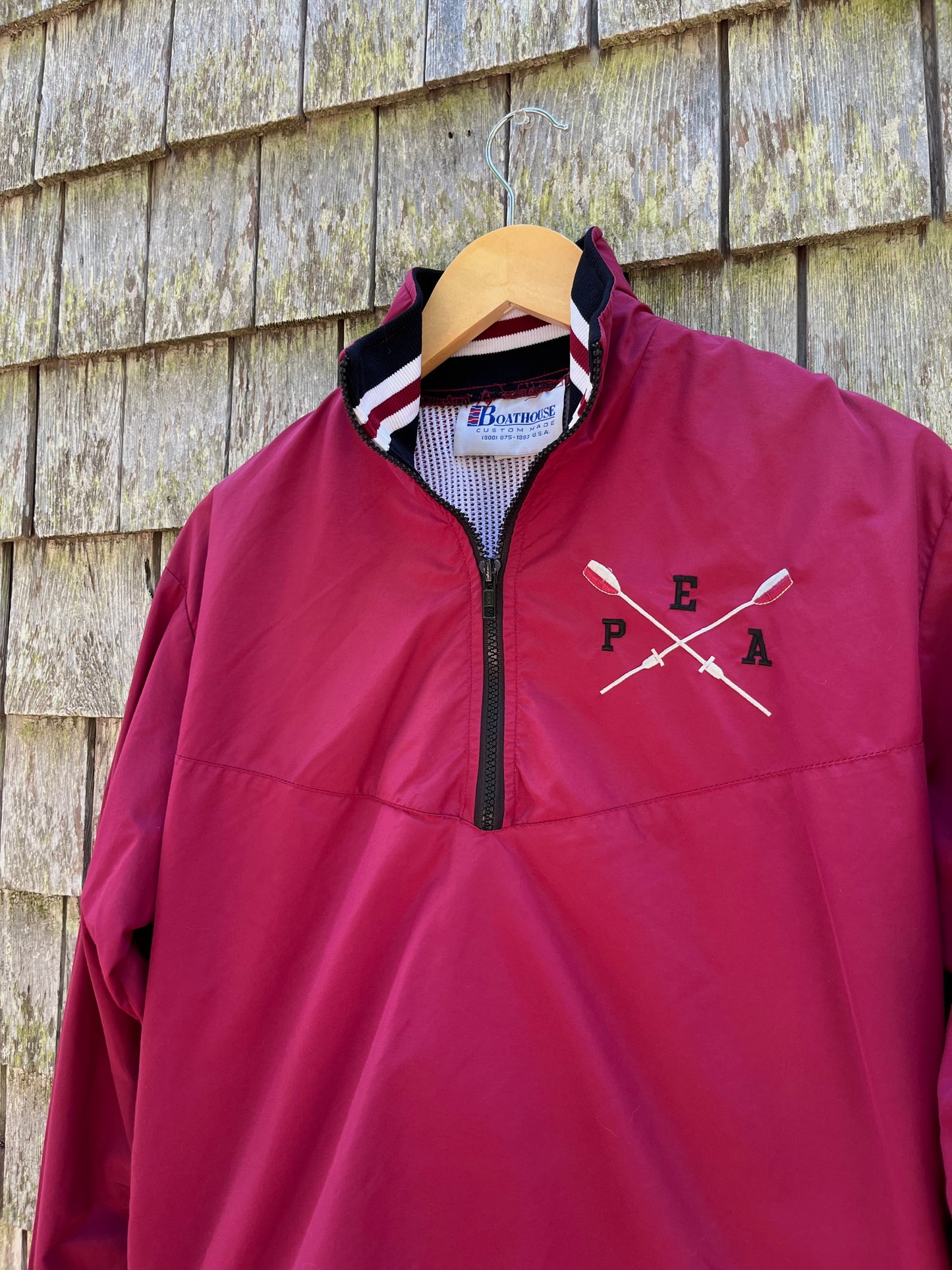 90s Boathouse Phillips Exeter Nylon Crew Jacket (S/M)