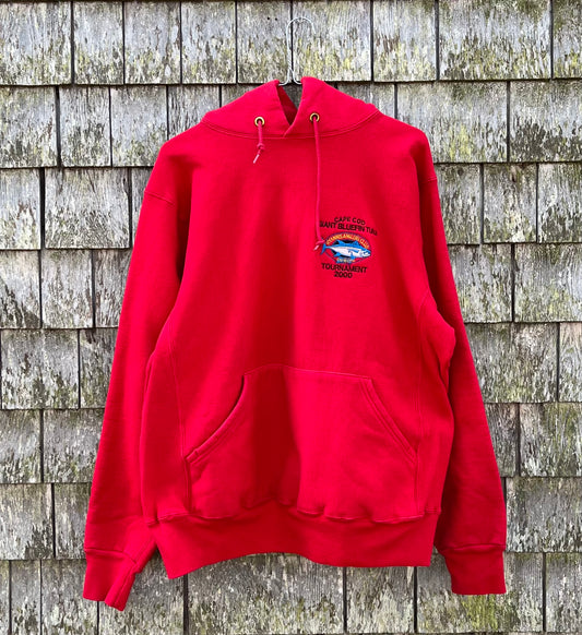 00s Cape Cod Giant Bluefin Tuna Tournament Kellsport Hooded Sweatshirt (L/XL)