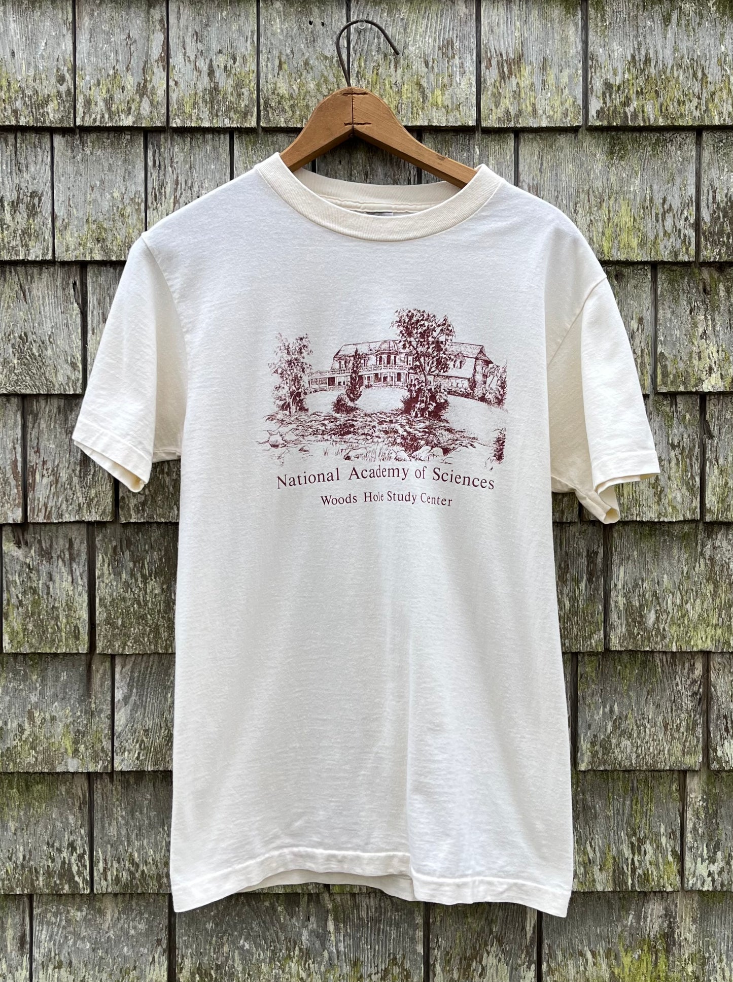80s Woods Hole Study Center National Academy of Sciences T-Shirt (S/M)