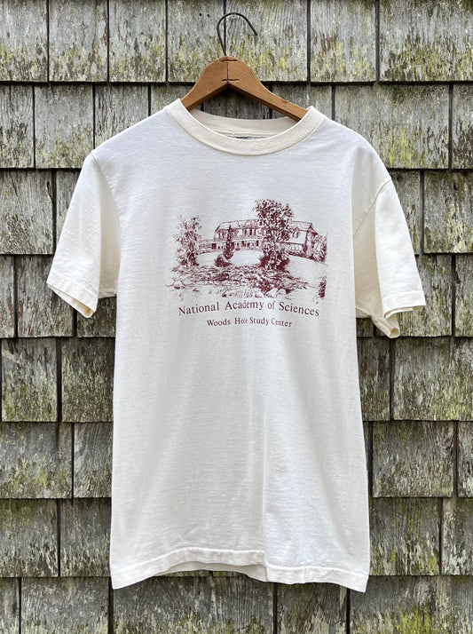80s Woods Hole Study Center National Academy of Sciences T-Shirt (S/M)