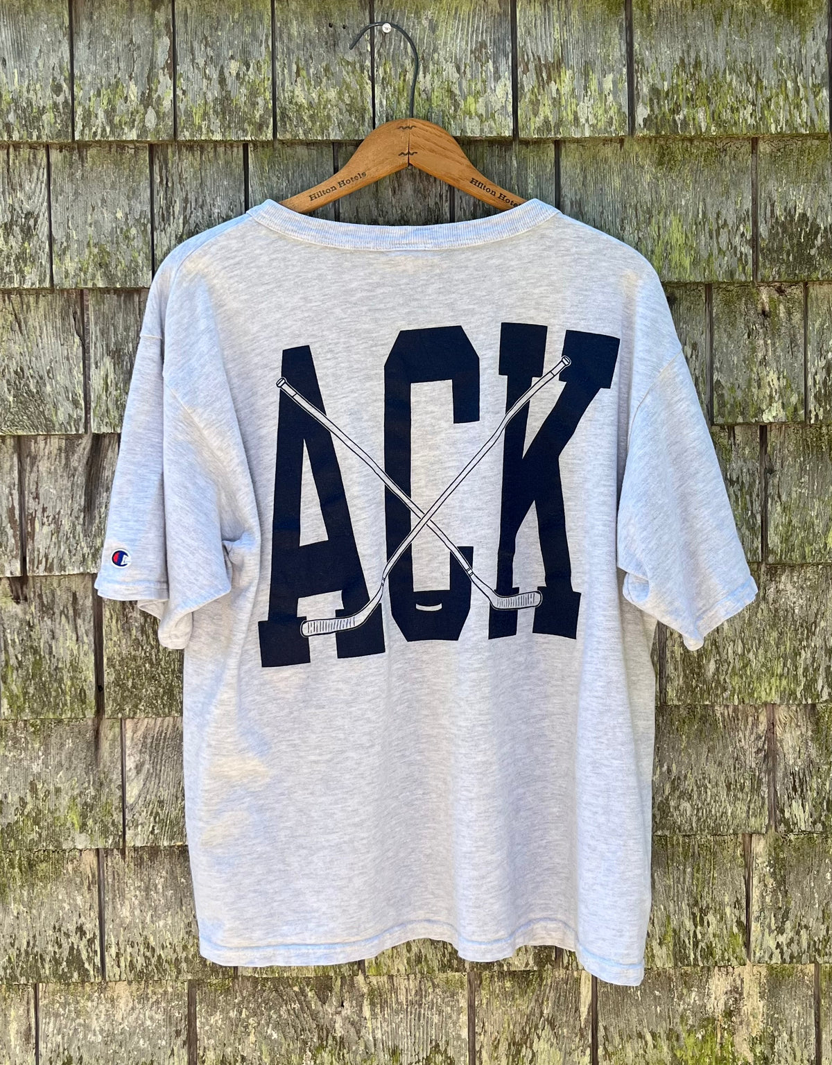 90s Champion Nantucket Ice Hockey T-Shirt (L)