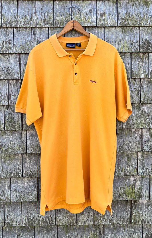 90s Patagonia Cotton Piqué Polo Shirt (XL)