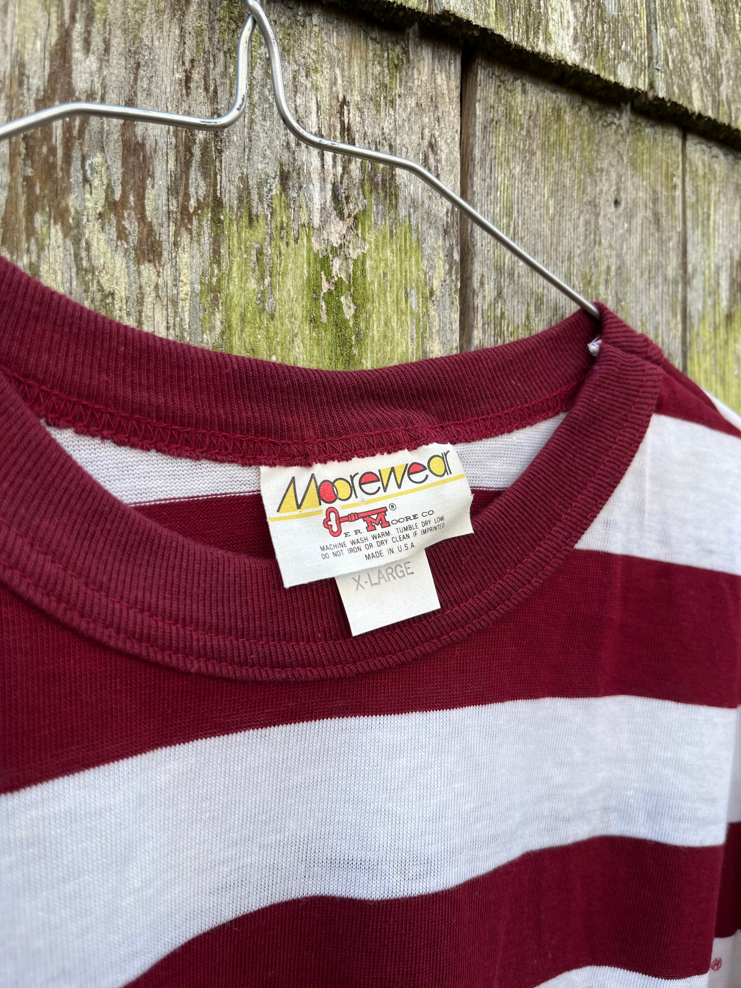 80s Club Cape Codder Falmouth Striped T-Shirt (L/XL)