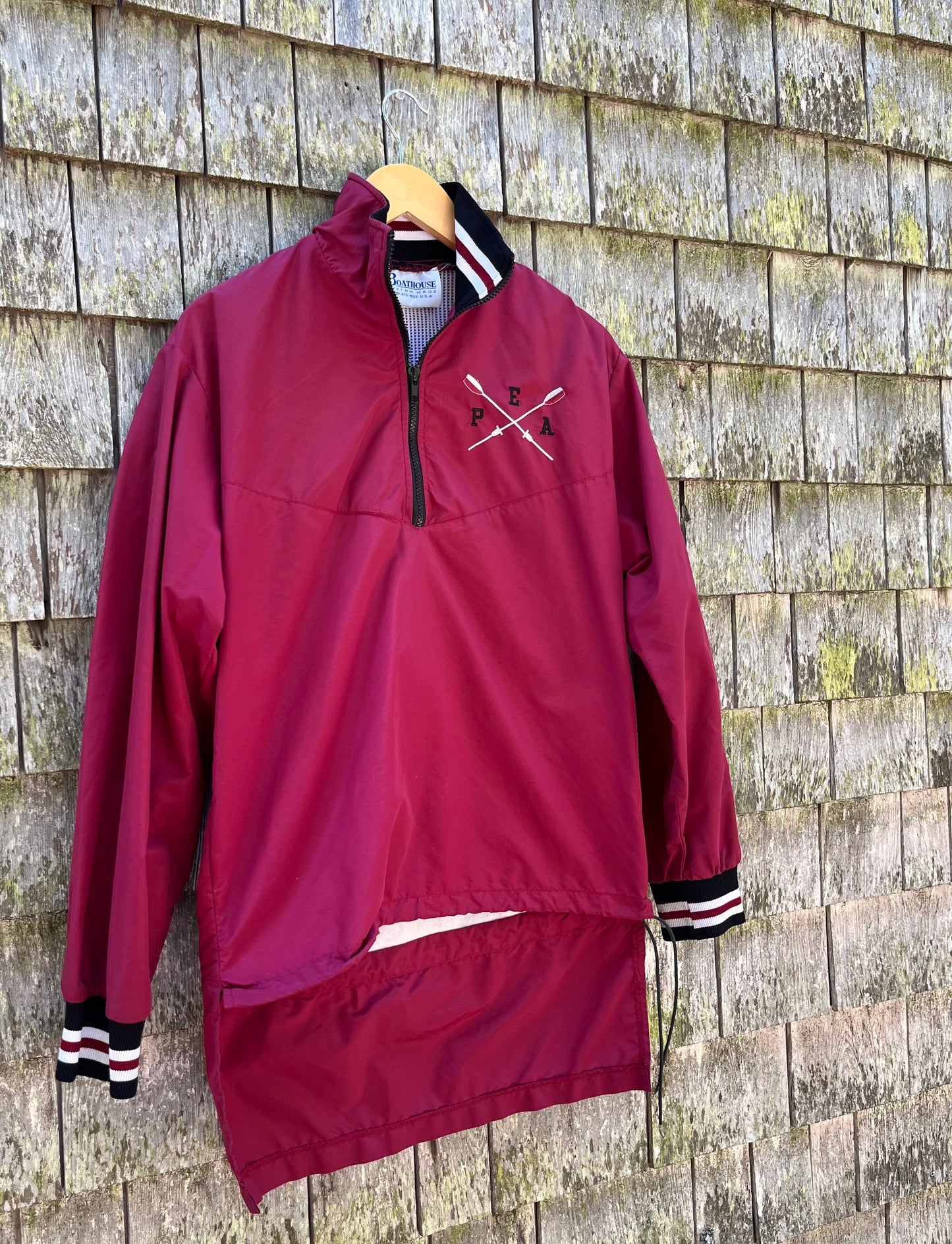 90s Boathouse Phillips Exeter Nylon Crew Jacket (S/M)