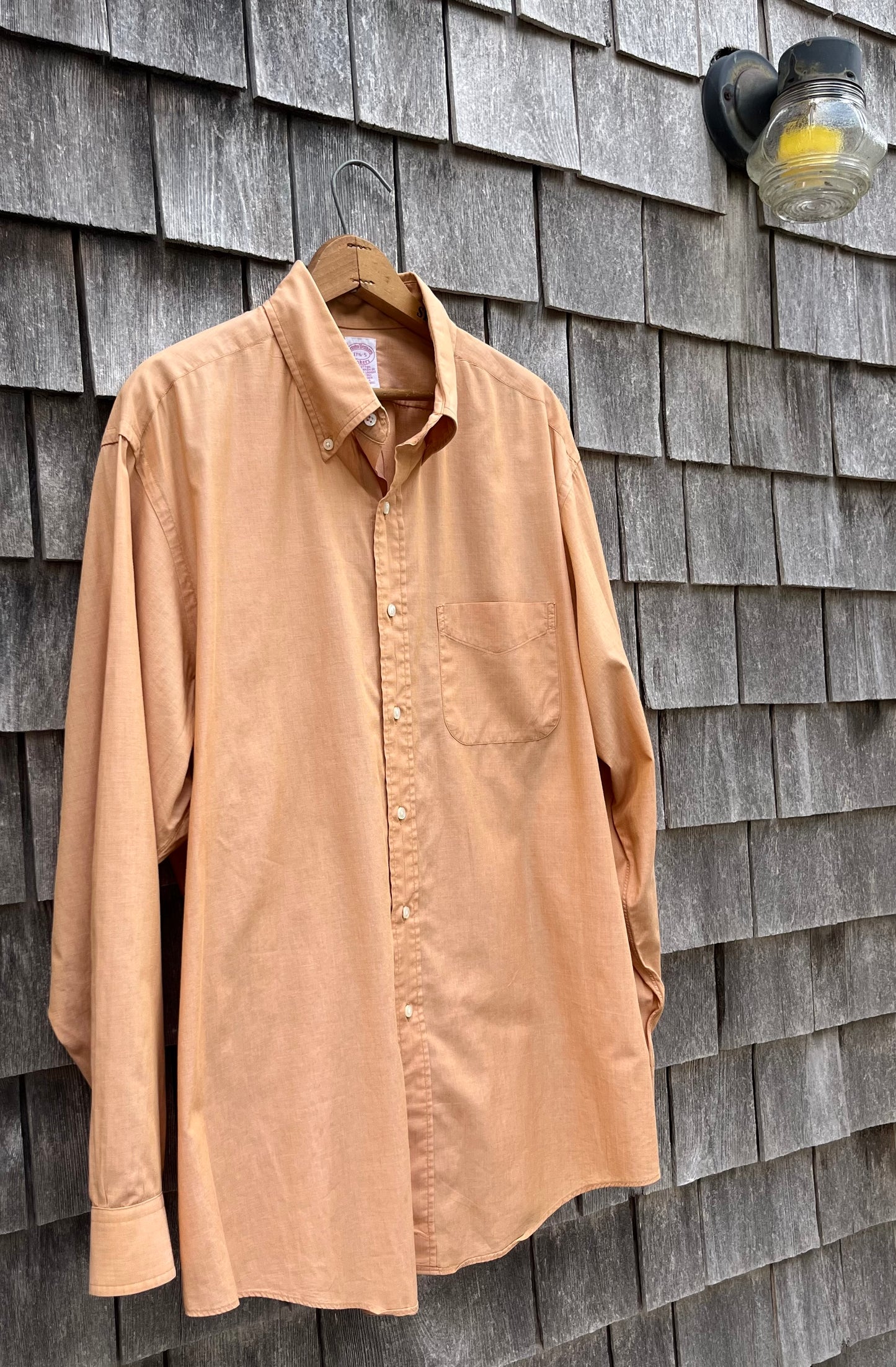 90s Brooks Brothers Makers Cotton Broadcloth Button Down Shirt (17.5-5)