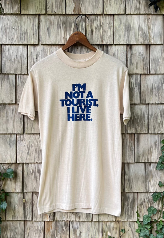 70s ‘I’m Not a Tourist I Live Here’ Coming Attractions T-Shirt (S)