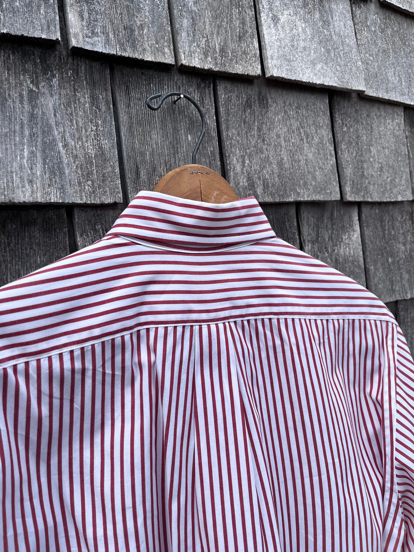 90s Brooks Brothers Makers Candy Stripe Poplin Button Down Shirt (16/3)