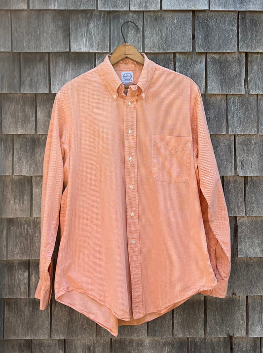 90s The Andover Shop Cotton Gingham Button Down Shirt (15.5-4)