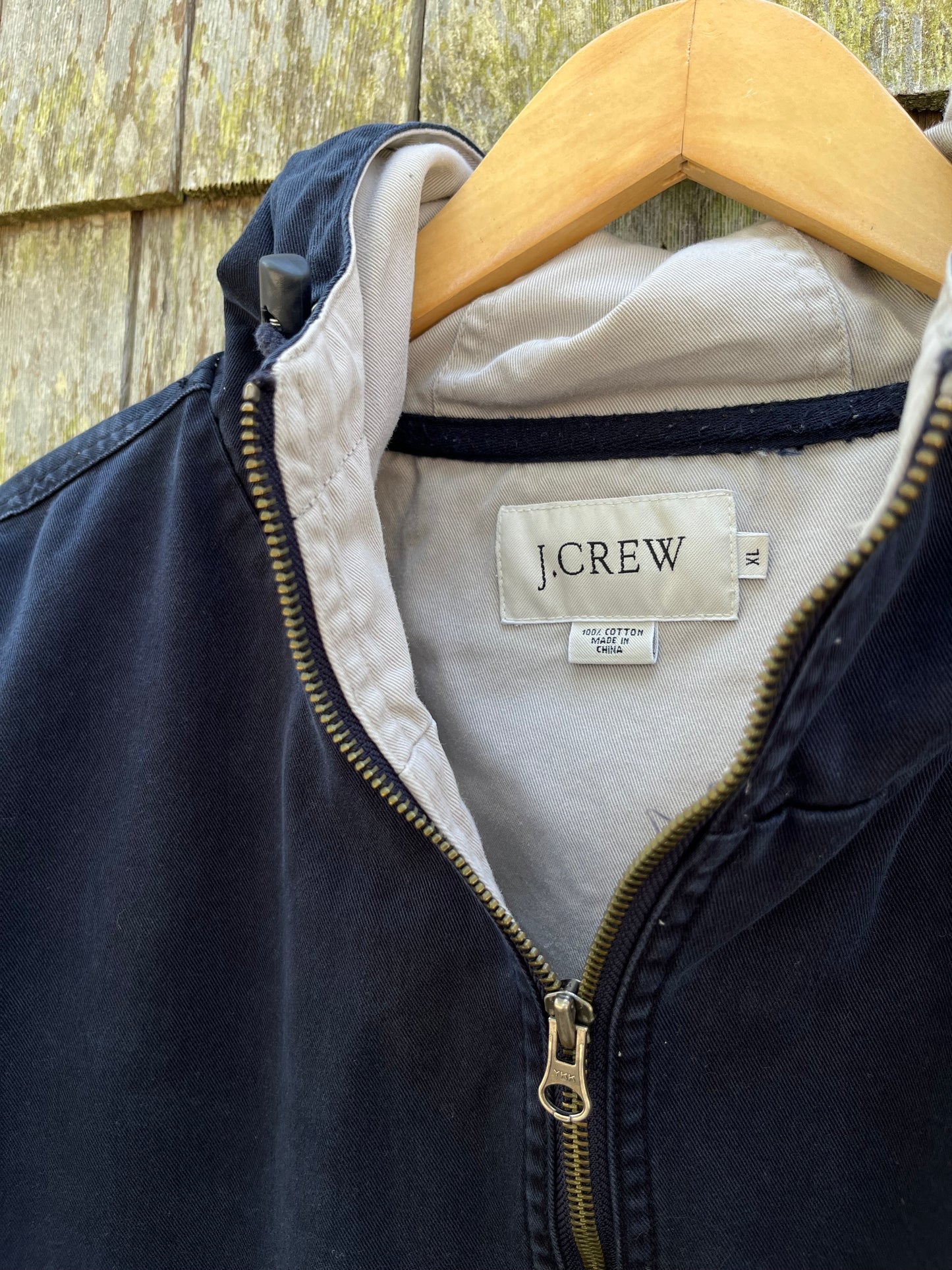 00s J.Crew Cotton Anorak Pullover Jacket (XL)