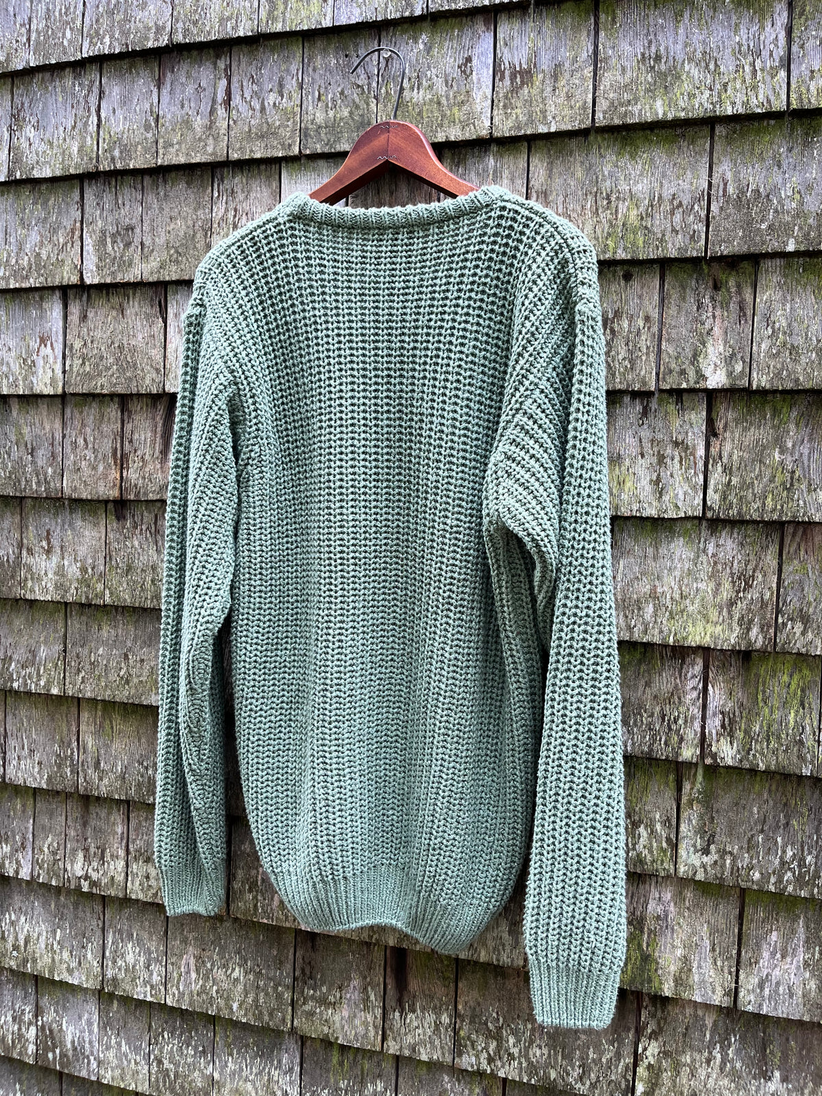 90s J. Peterman Crewneck Linen Cotton Knit Sweater (L)