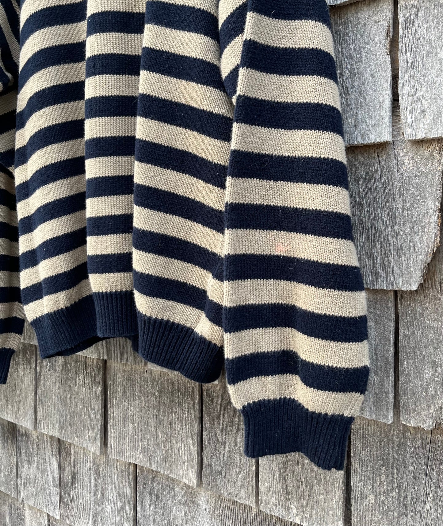 90s Eddie Bauer Cotton Border Striped Sweater (M/L)