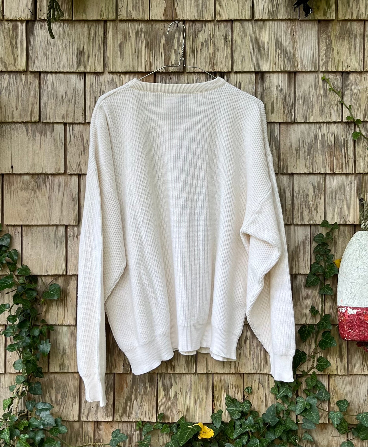 80s Lord Jeff ‘The Sailor Rib’ Cotton Knit Crewneck Sweater (XL)