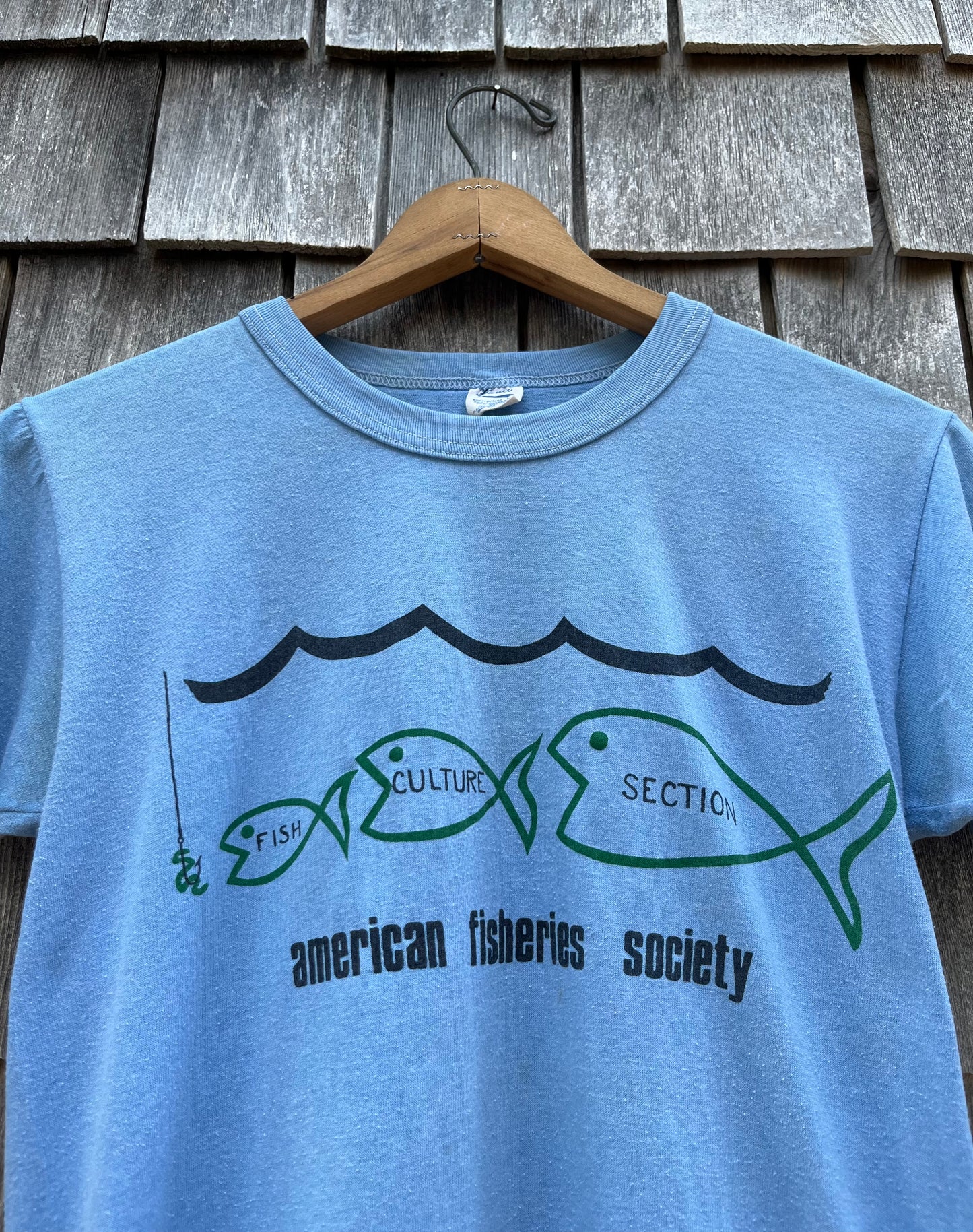 70s American Fisheries Society Fish Culture Section T-Shirt (S)