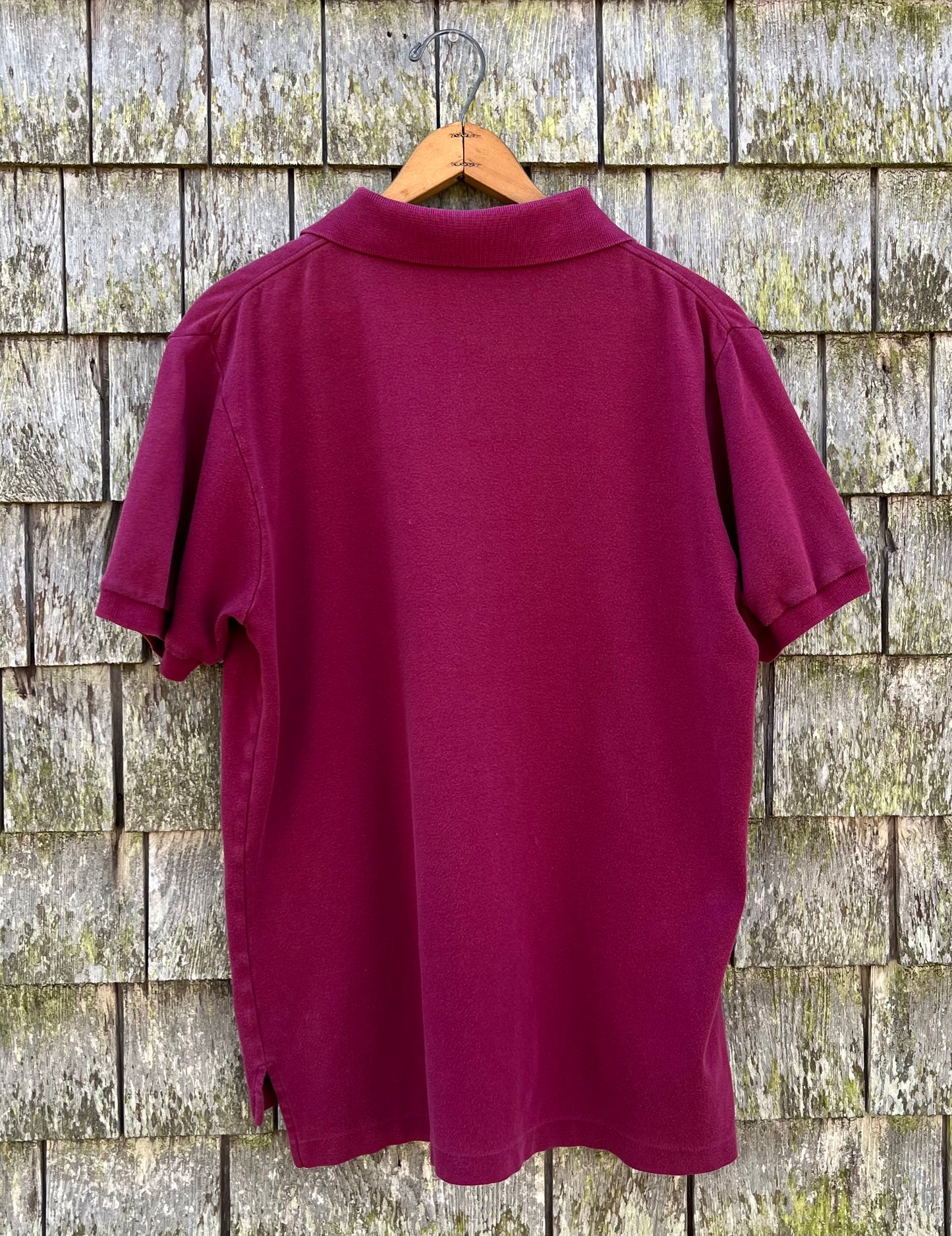 90s J.Crew Cotton Jersey Knit Polo Shirt (M)