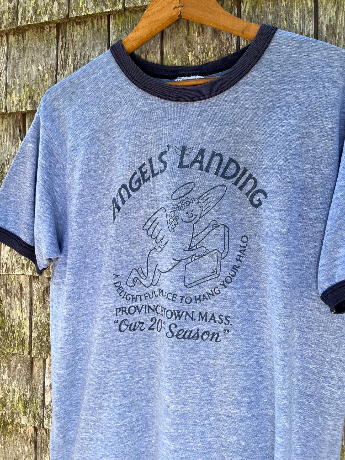 80s Angel’s Landing Provincetown Ringer T-Shirt (S/M)