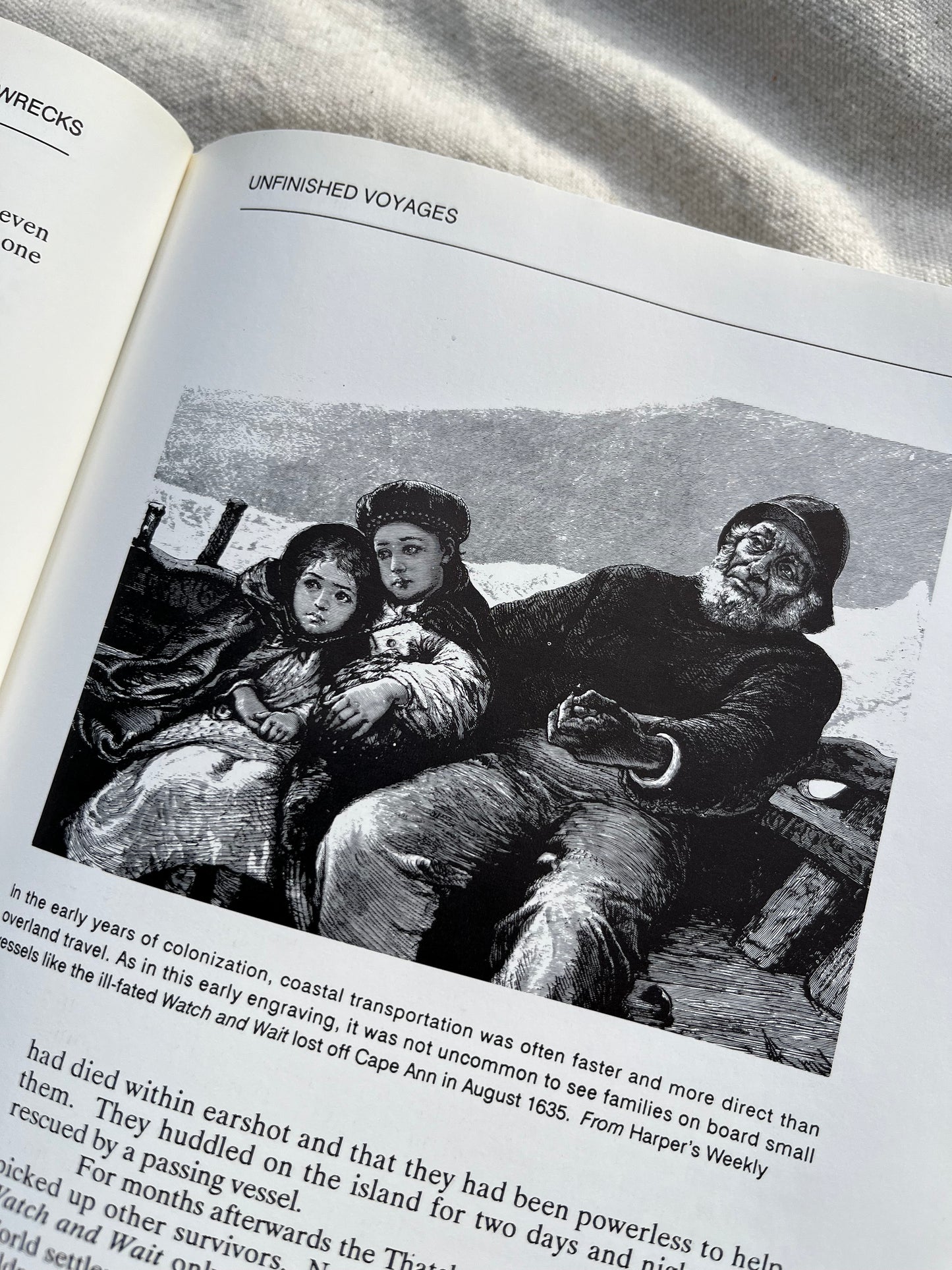 80s Unfinished Journeys 'A Chronology of Shipwrecks' by John Perry Fish Signed Hardcover Book