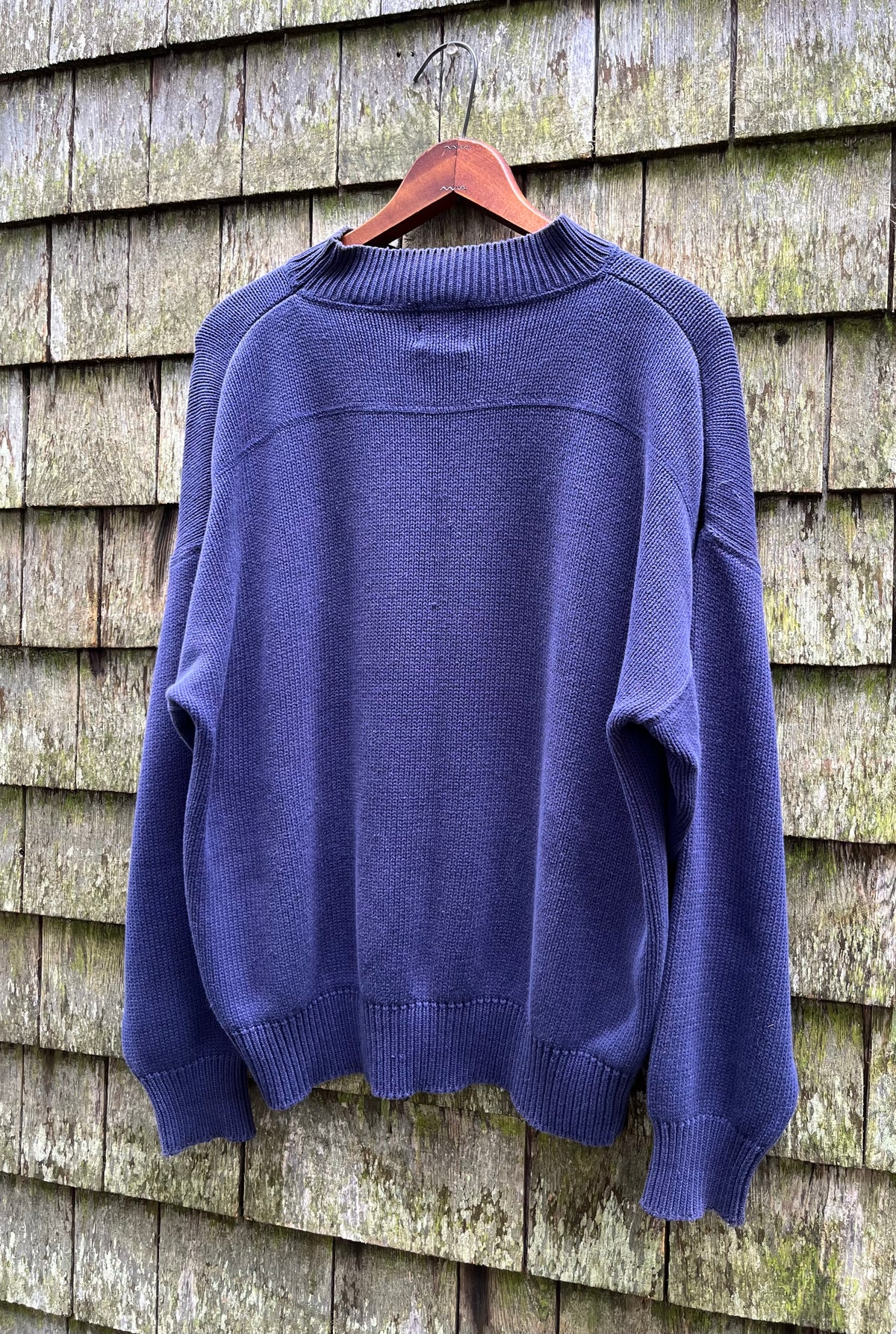 90s GAP Mock Neck Cotton Knit Sweater (L)