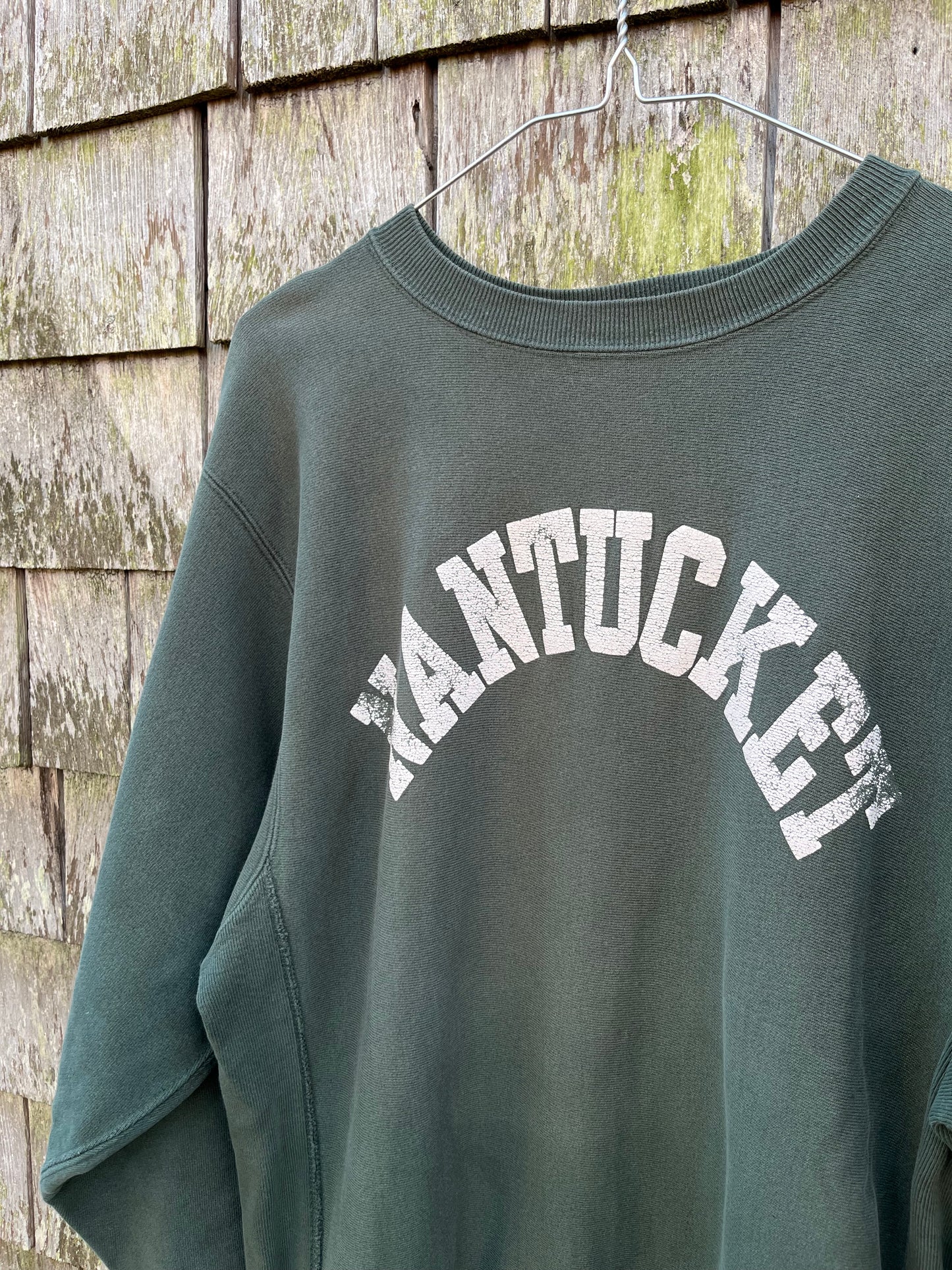 90s Nantucket Champion Reverse Weave Crewneck Sweatshirt (L)