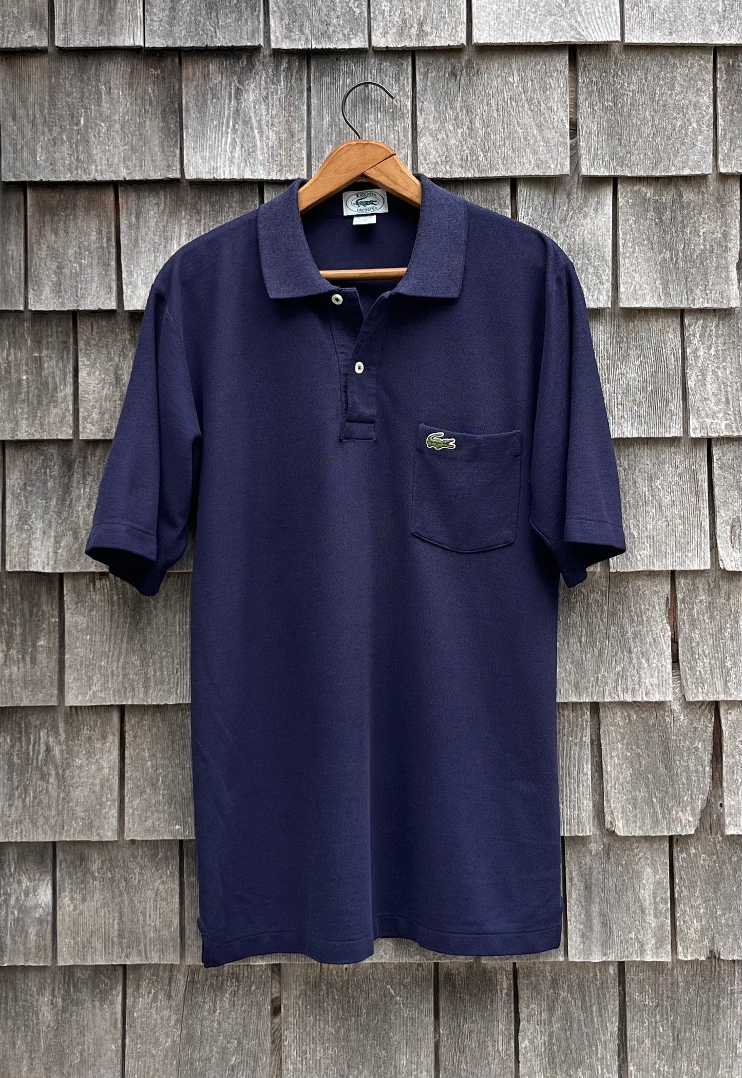 80s Izod Lacoste Pocket Polo Shirt (M)