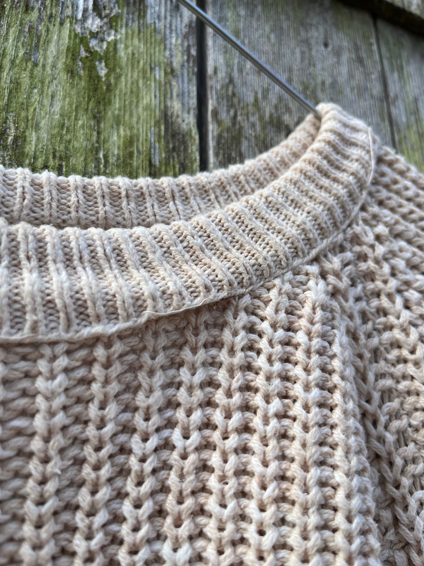 90s L.L. Bean Cotton Shaker Stitch Sweater (XL)