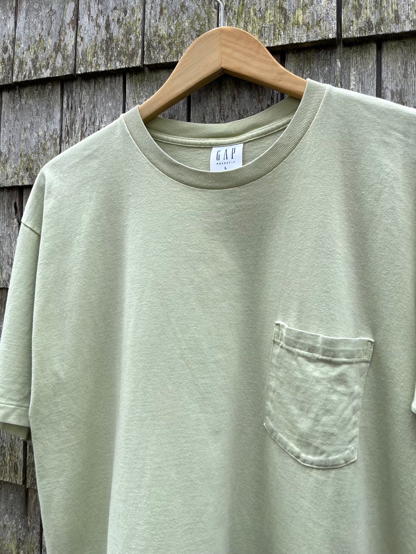 90s GAP Cotton Pocket T-Shirt (L)
