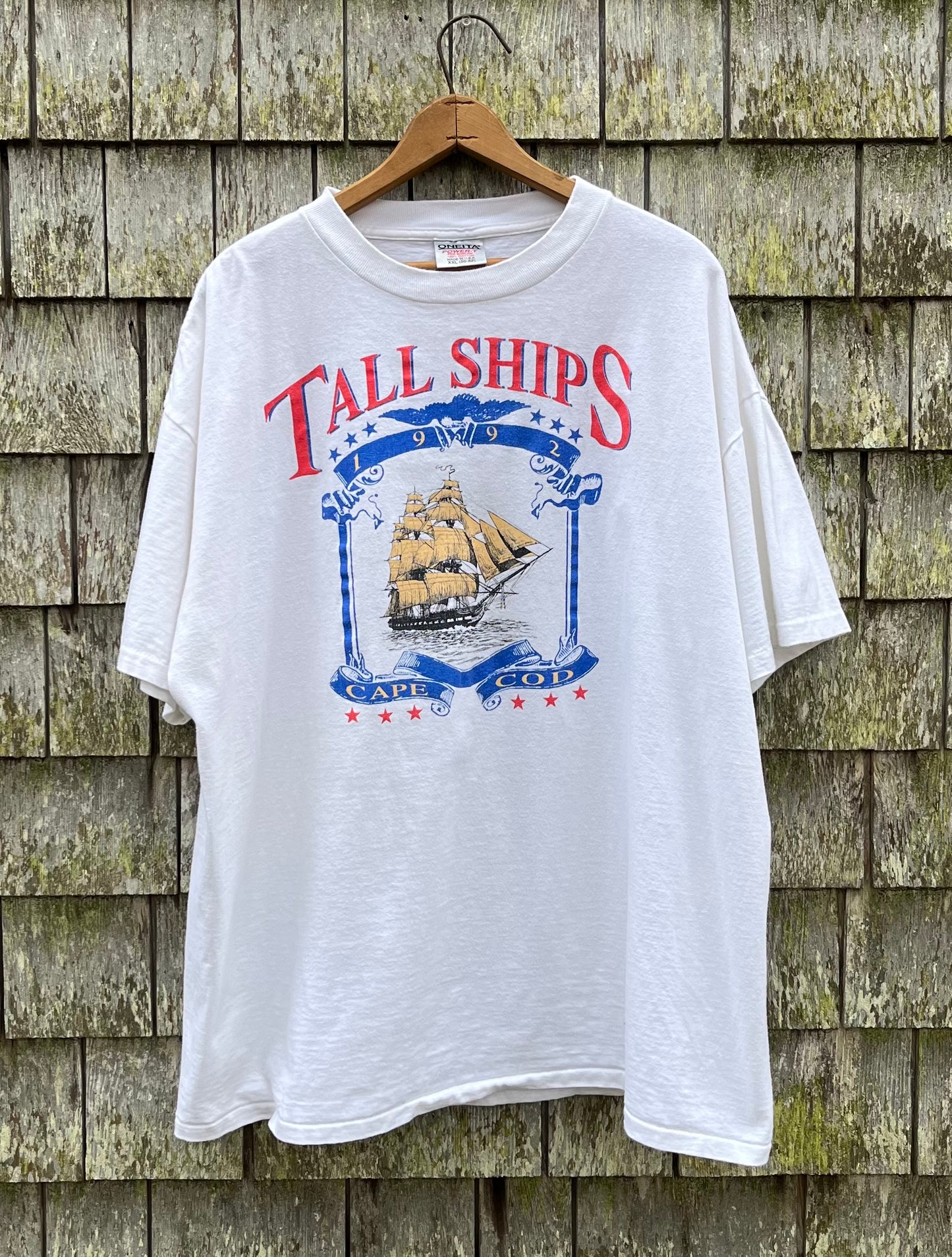 90s Tall Ships Cape Cod Canal T-Shirt (XL)