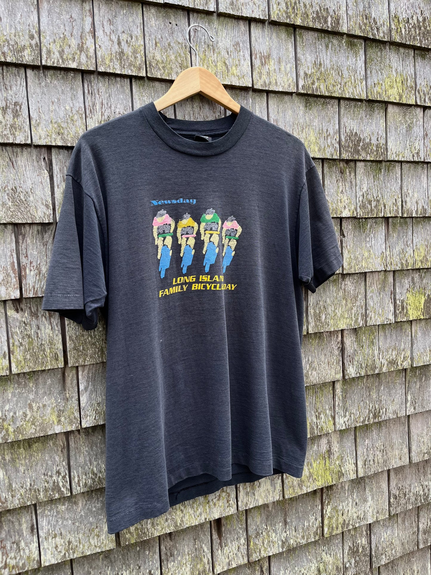 90s Newsday Long Island Family Bicycle Day T-Shirt (L)