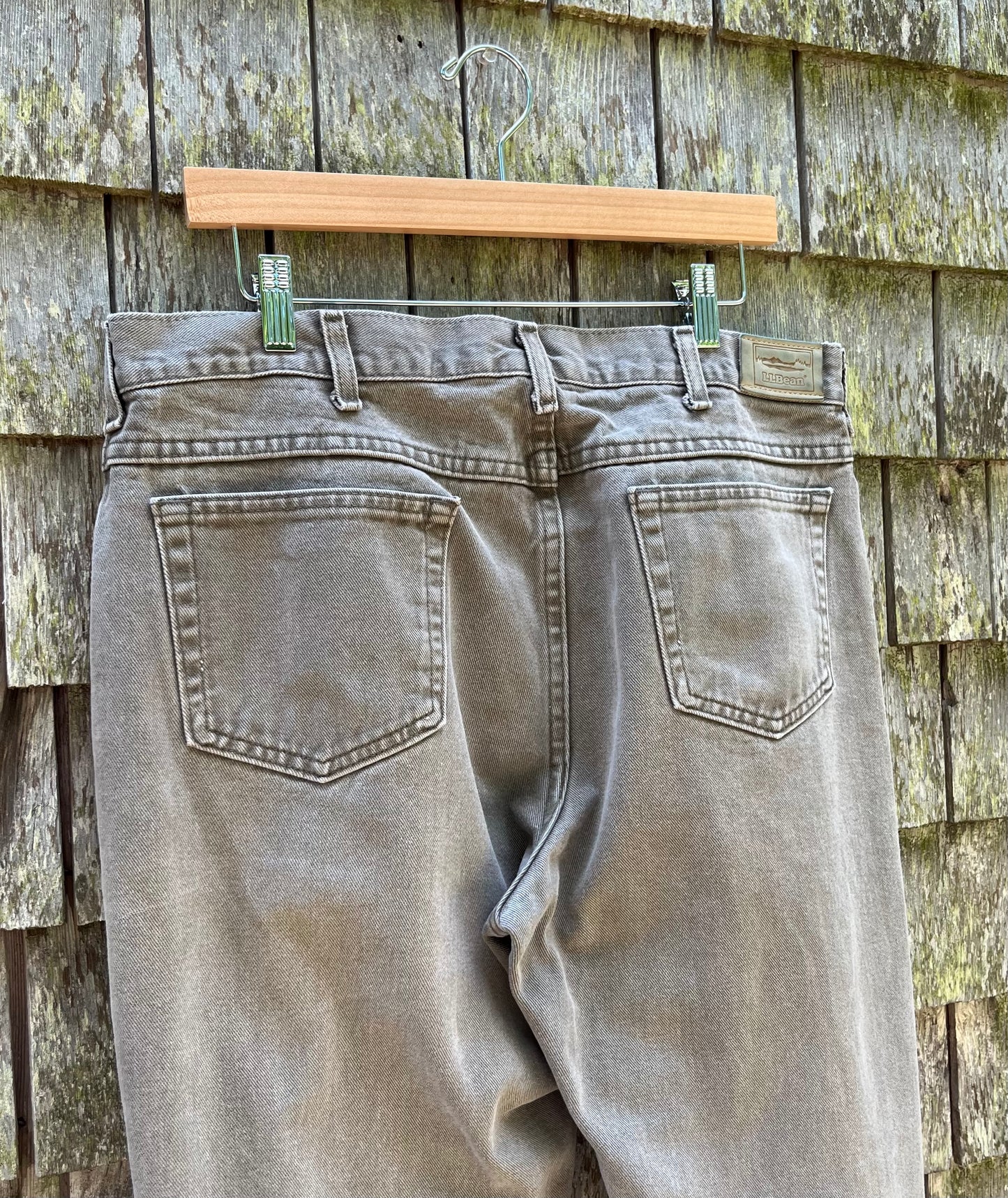 90s L.L. Bean ‘Double L’ All Cotton Denim Jeans (34/30”)