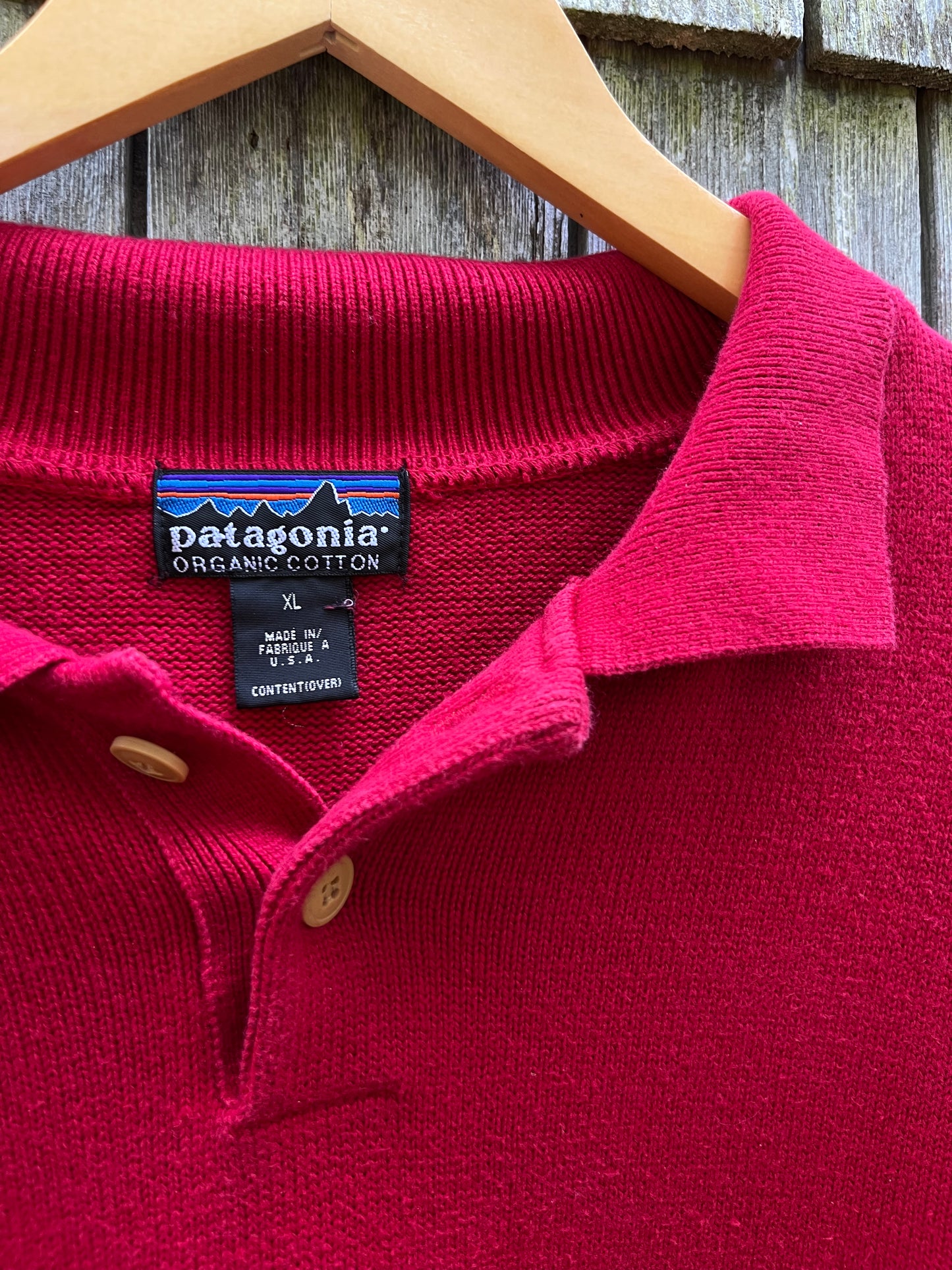 90s Patagonia Knit Cotton Pullover Shirt (XL)
