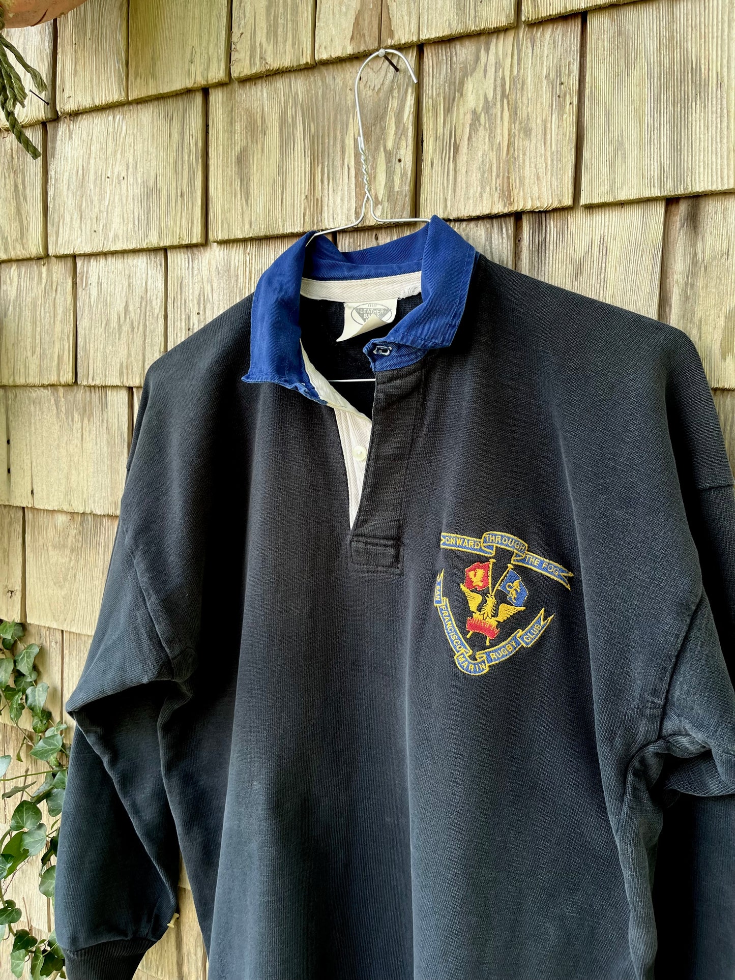 90s Leather Balls LTD. San Francisco Rugby Club Heavyweight Cotton Rugby Shirt (L)