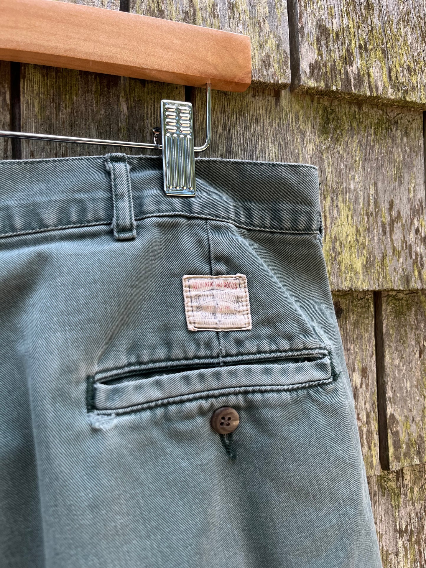 90s Polo Ralph Lauren Pleated Front Cotton Twill Shorts (34”)