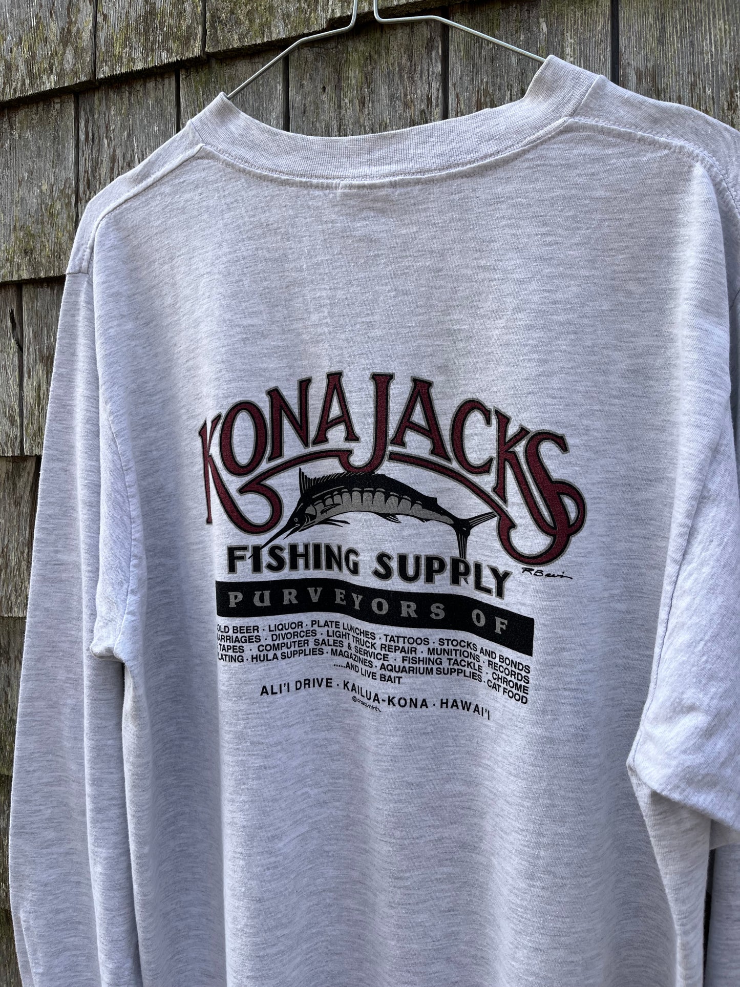 90s Kona Jacks Hawaii Long Sleeve T-Shirt (L)
