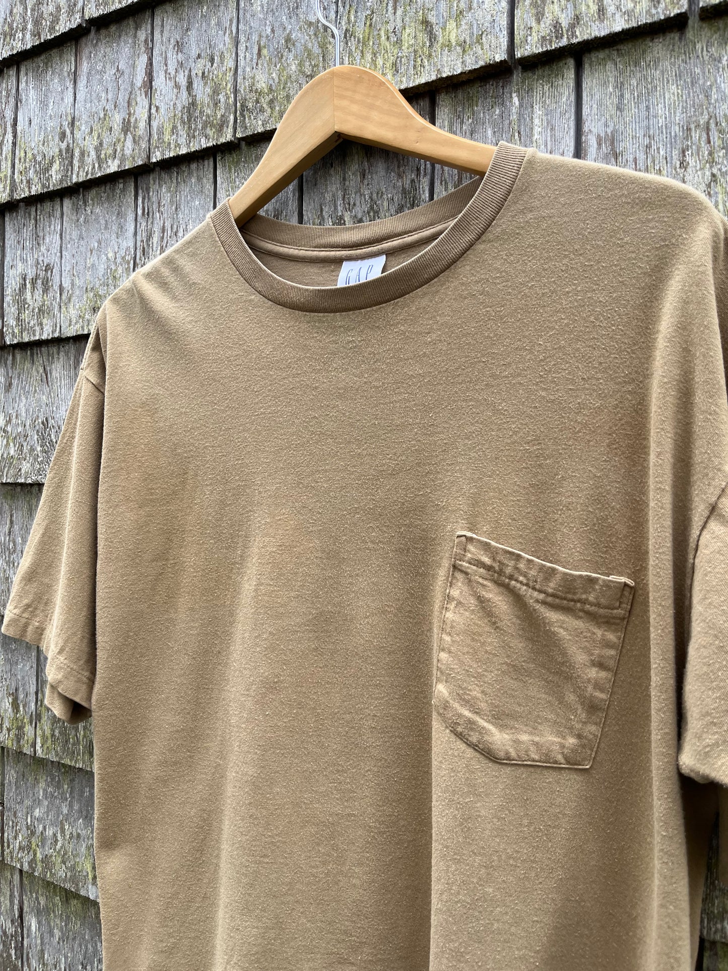 90s GAP Cotton Pocket T-Shirt (L)