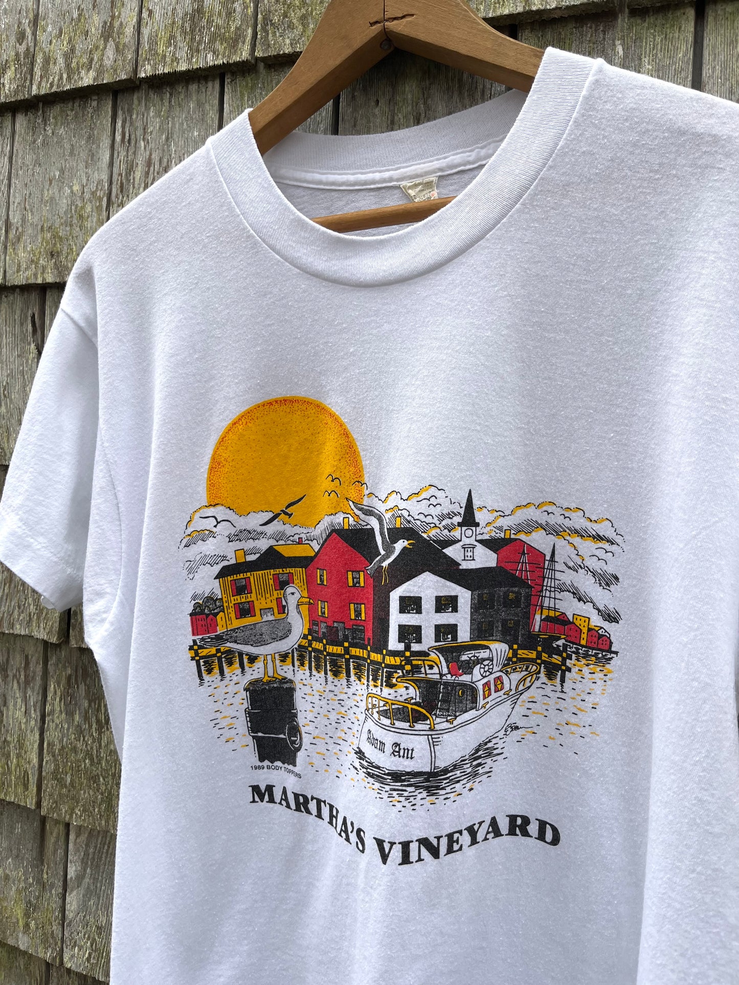 80s Martha’s Vineyard Harbor T-Shirt (M)