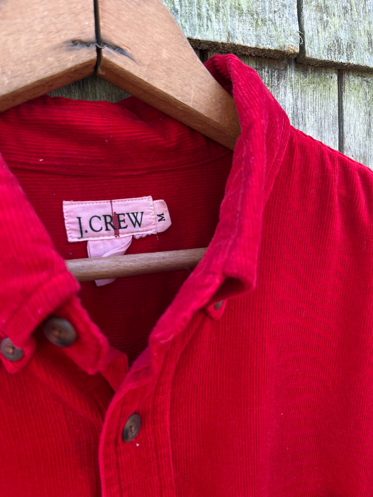 90s J.Crew Corduroy Button Down Shirt (L/XL)
