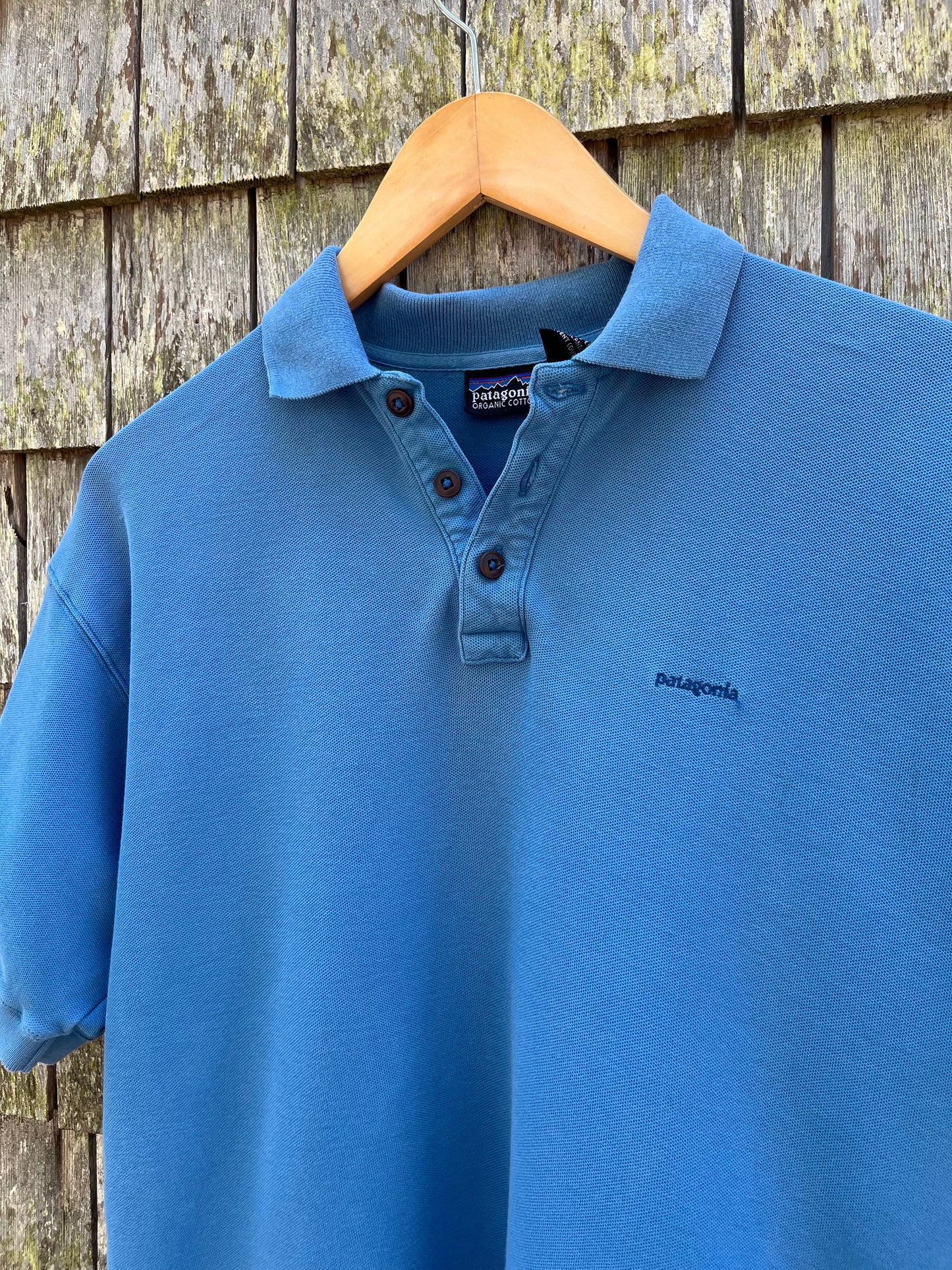 90s Patagonia Cotton Piqué Polo Shirt (M)