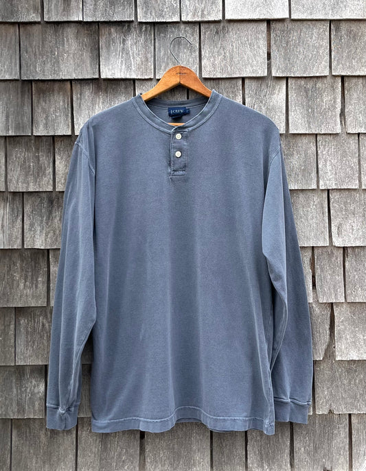 90s J. Crew Cotton Henley Shirt (M/L)