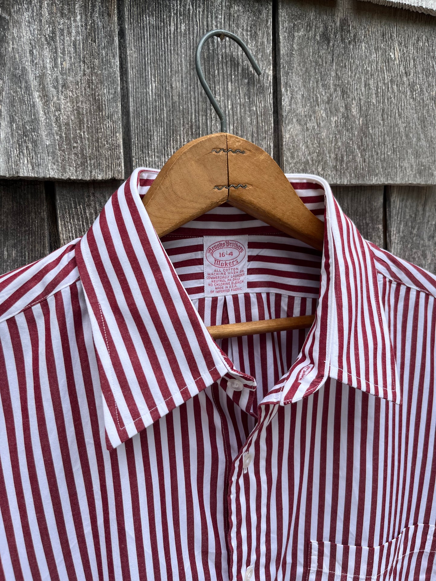 ~90s Brooks Brothers Makers Bengal Stripe Cotton Broadcloth Button Front Shirt (16-4)