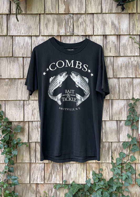 90s Combs Bait & Tackle Amityville New York T-Shirt (M)