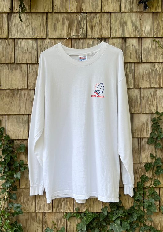 90s Cray Valley 'Around Alone' World Sailing Challenge Long Sleeve T-Shirt (L)