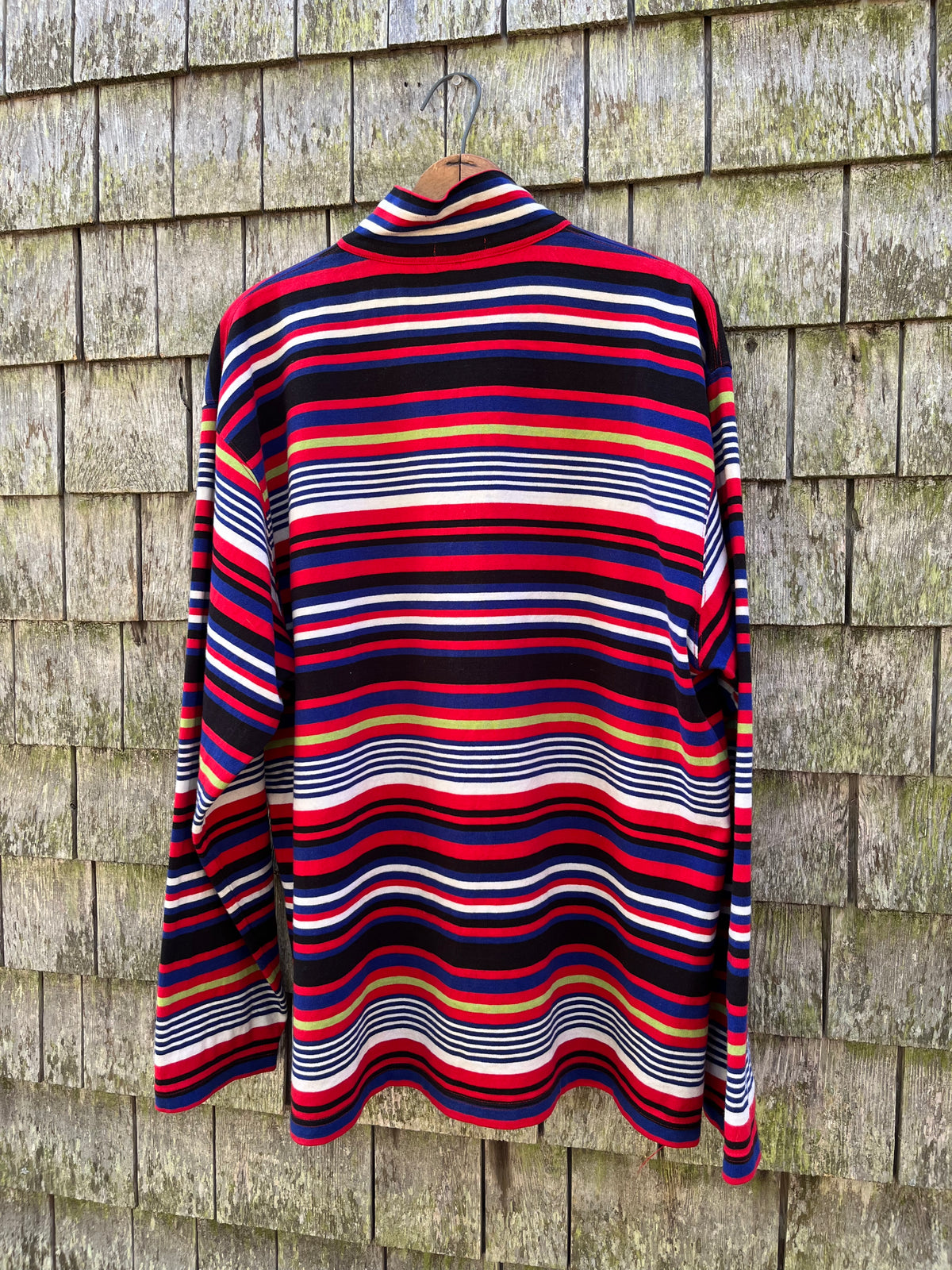 90s J.Crew Cotton Quarter Zip Pullover Shirt (XL)