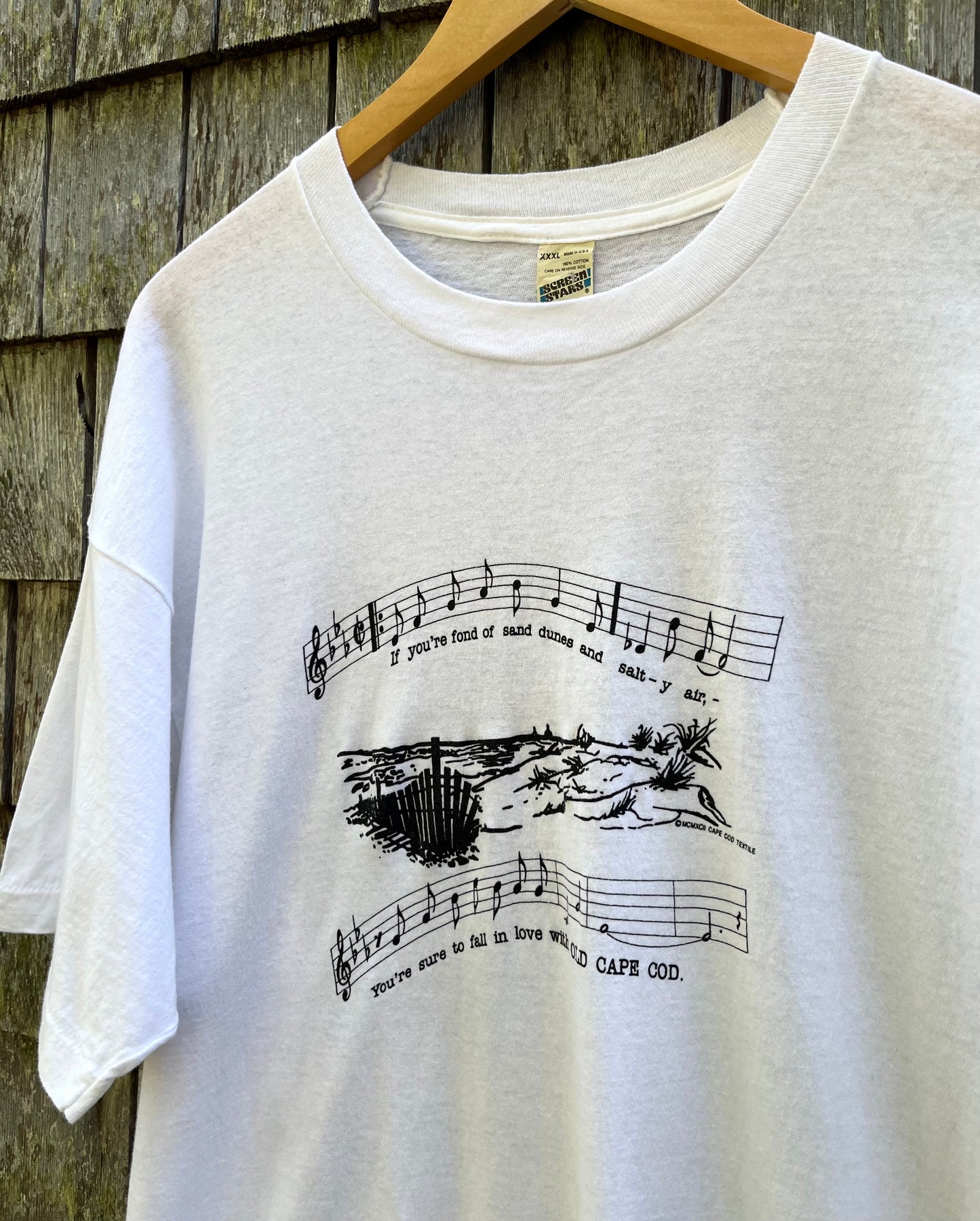 80s Patti Page Old Cape Cod Lyrics T-Shirt (XL)