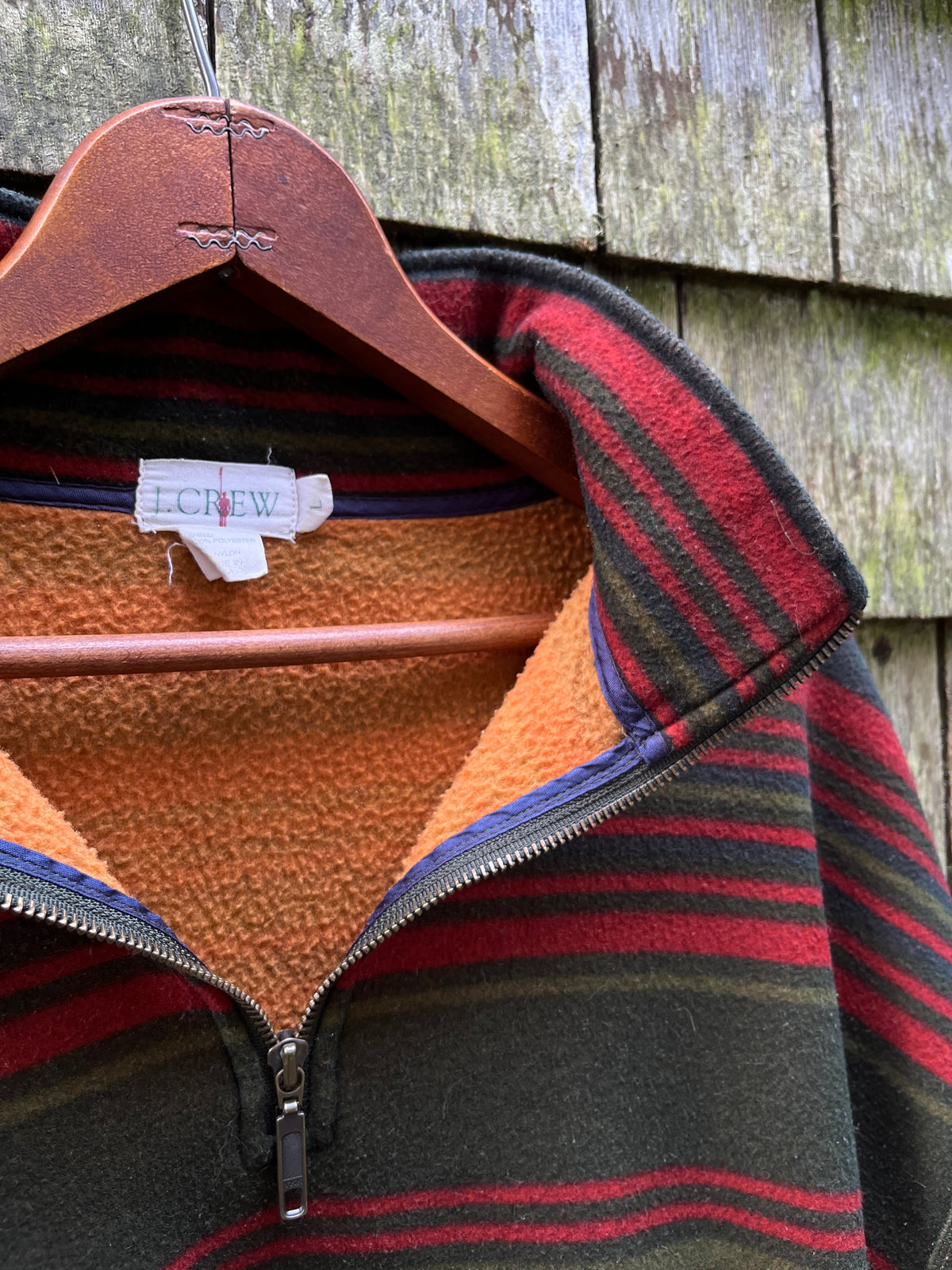 90s J.Crew Lightweight Fleece Quarter-Zip (L)