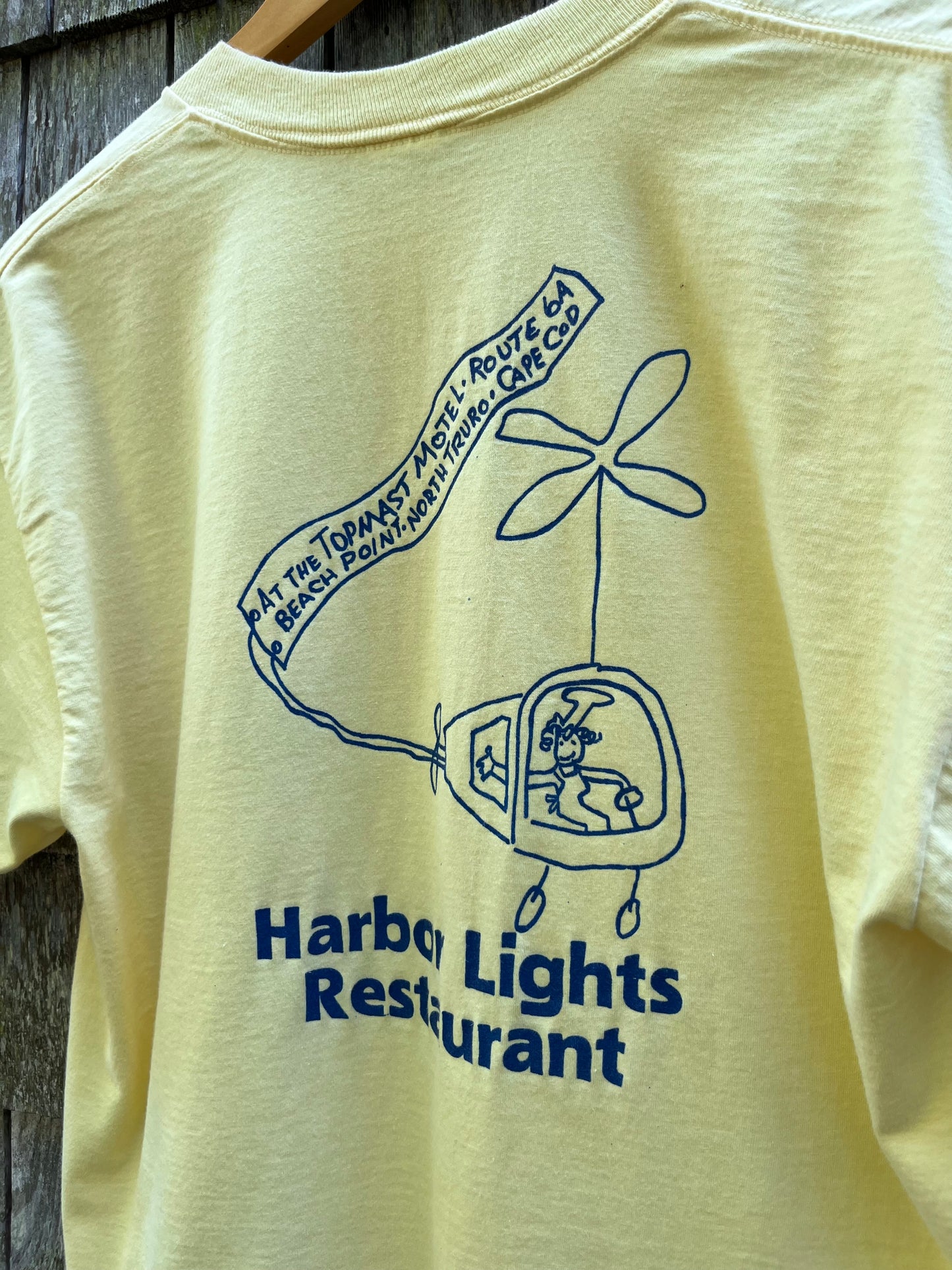 90s Harborlights Restaurant Topmast Hotel Truro T-Shirt (M)