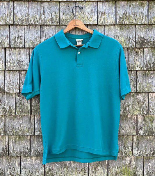 90s L.L. Bean ‘Double L’ Cotton Polo Shirt (L)