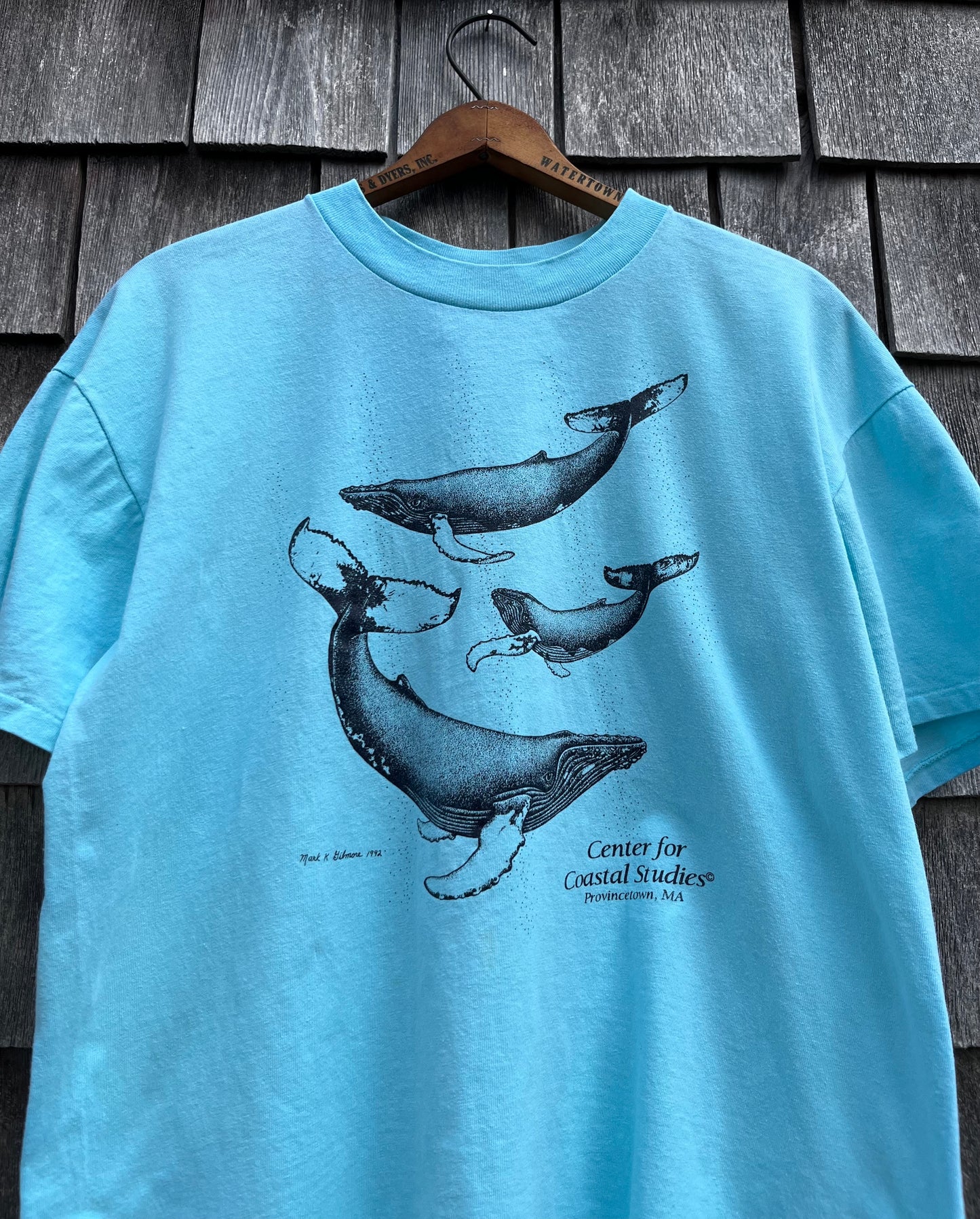 90s Center For Coastal Studies Provincetown Right Whales T-Shirt