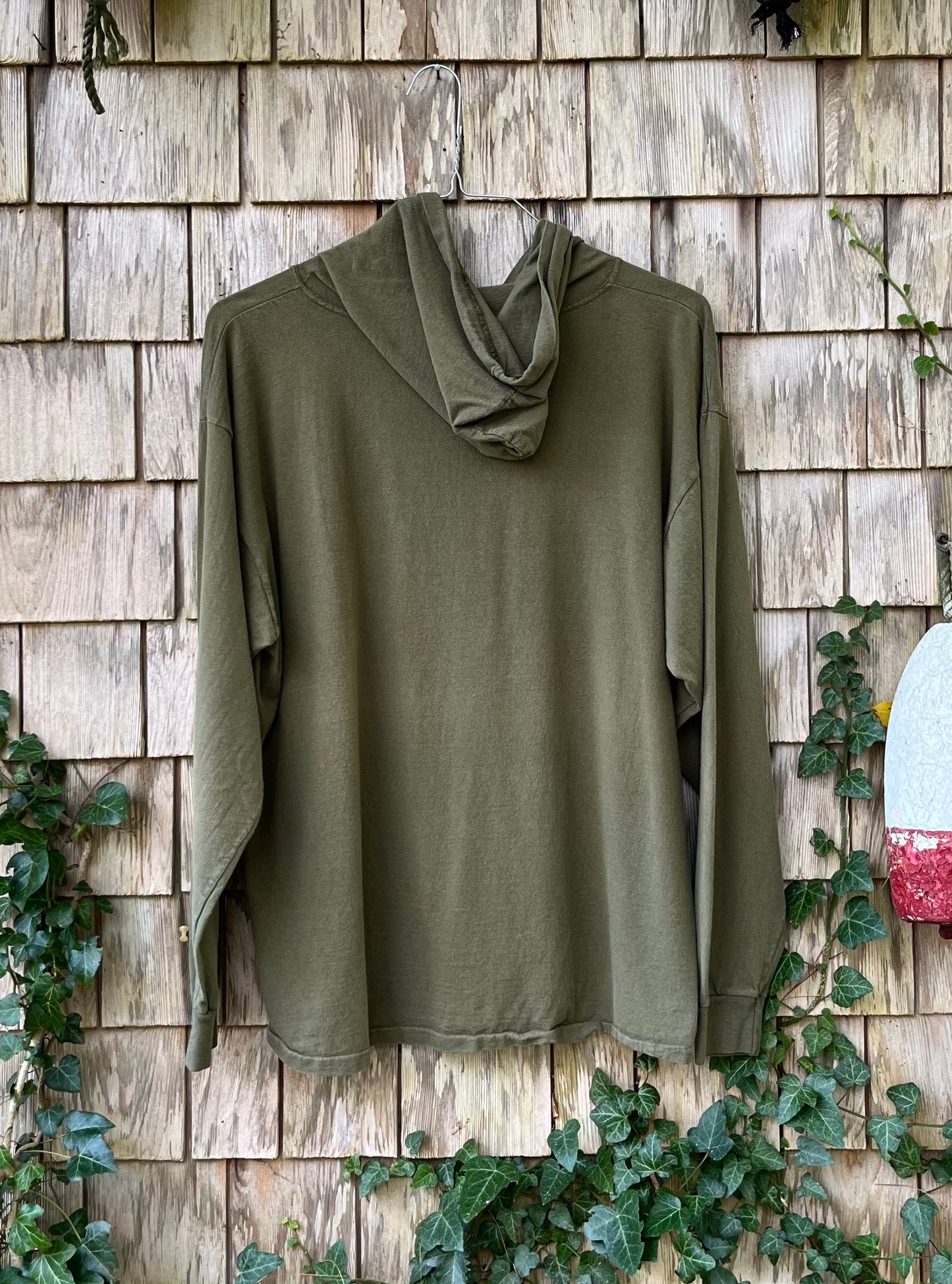 90s GAP Hooded Long Sleeve T-Shirt (L)