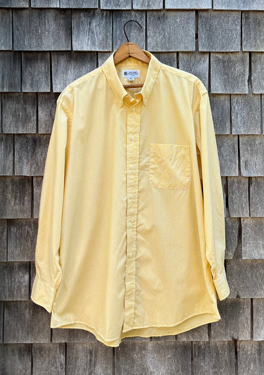 90s Troy Shirt Guild Gingham Check Button Down Shirt (16.5-3)